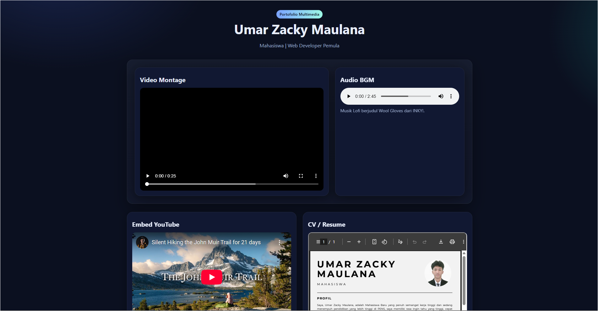 Web Portfolio